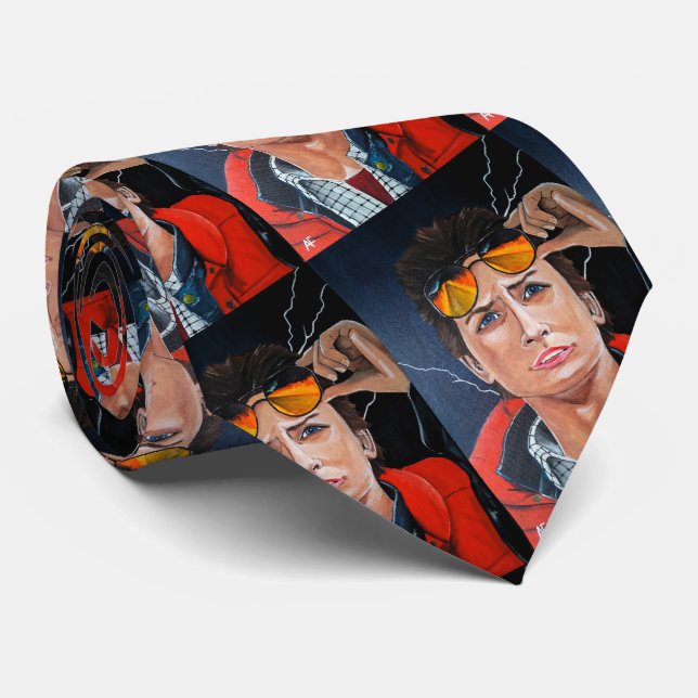 The Time Traveller Painting by Alfred Fox Tie (Rolled)