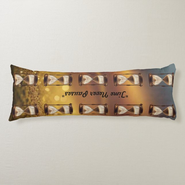 "The Timekeeper" Body Cushion (Front)