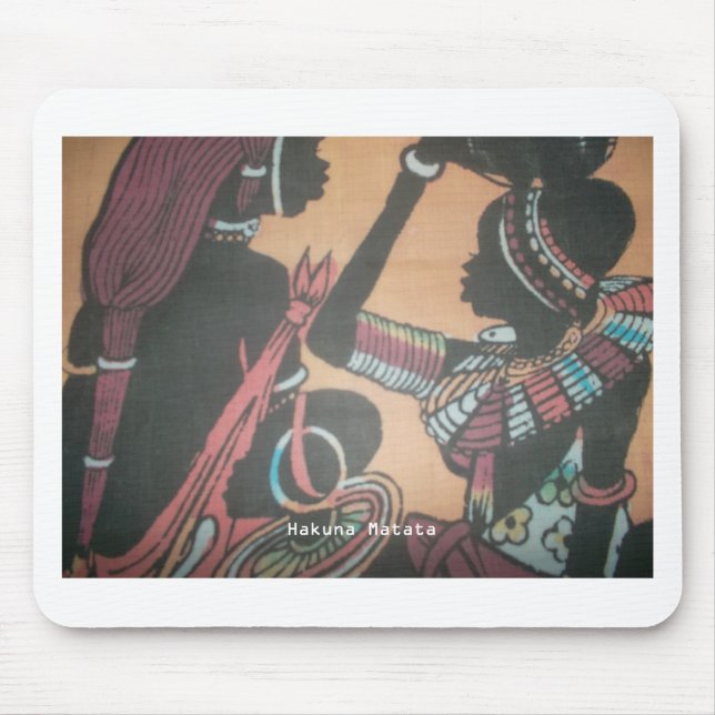 The Timeless Beauty of the Maasai Tradition Mouse Mat (Front)