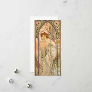 The Times of the Day, Evening Contemplation, 1899 Holiday Card