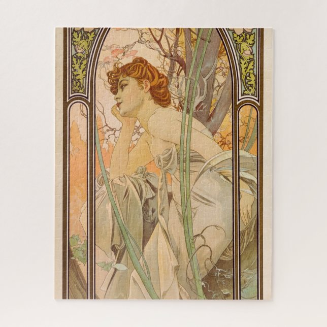 The Times of the Day, Evening Contemplation, 1899  Jigsaw Puzzle (Vertical)