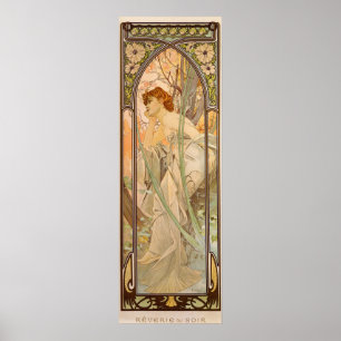 The Times of the Day, Evening Contemplation, 1899  Poster