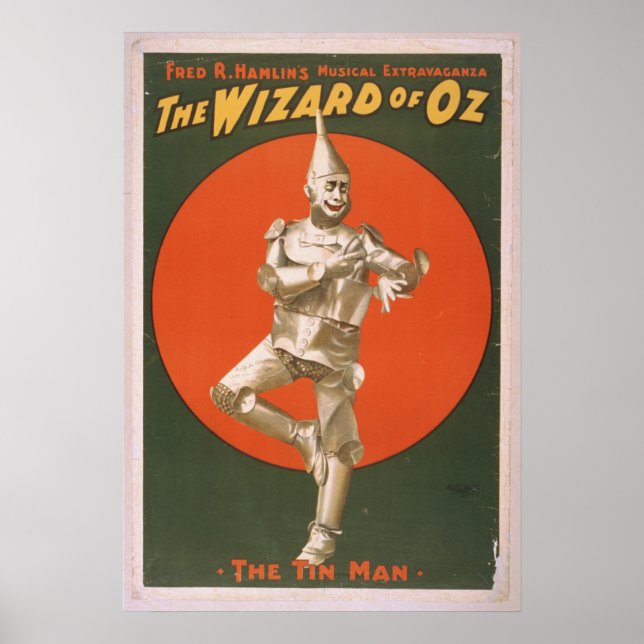 The Tin Man Vintage Musical Poster (Front)