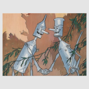 “The Tin Woodman and His Twin” by John R Neill Tissue Paper