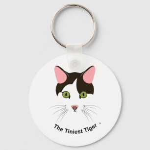 The Tiniest Tiger Logo Keychain