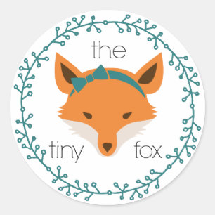 the tiny fox sticker