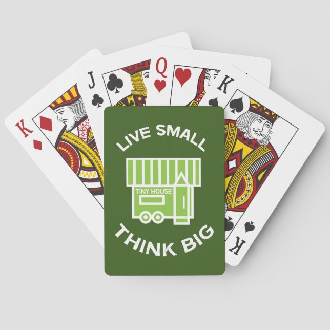 The Tiny House Movement - Tiny Houses - Tiny Home  Playing Cards (Back)