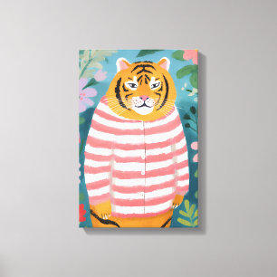 The Tired Tiger Canvas Print
