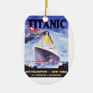 The Titanic Ceramic Tree Decoration