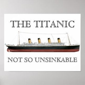 The Titanic Semi-Gloss Poster