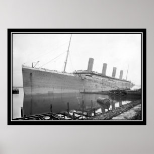 The Titanic Unpainted Photo Poster titanic Series