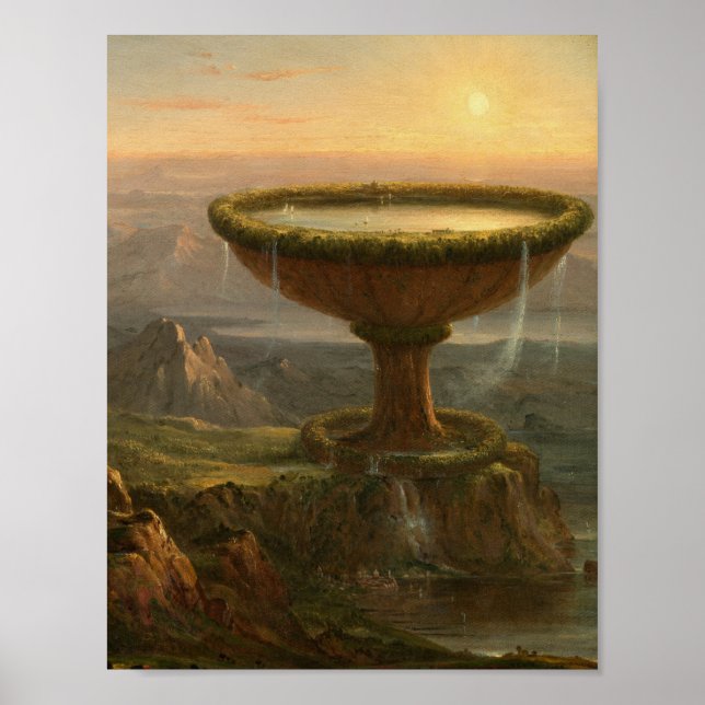 The Titan's Goblet (1833) - Thomas Cole  Poster (Front)