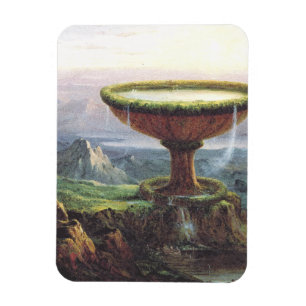 The Titan's Goblet by Thomas Cole Magnet