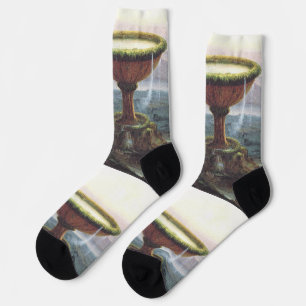The Titan's Goblet by Thomas Cole Socks