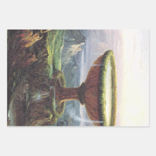 The Titan's Goblet by Thomas Cole Wrapping Paper Sheet