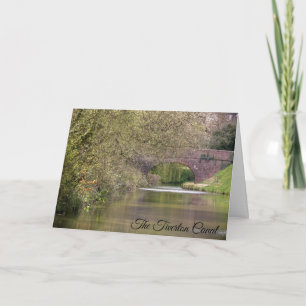 The Tiverton Canal, Devon, personalized Card