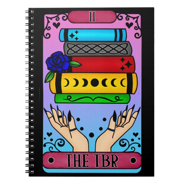 The To-be-read tarot notebook (Front)
