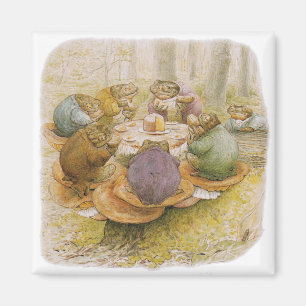 The Toads' Tea Party (by Beatrix Potter) Magnet