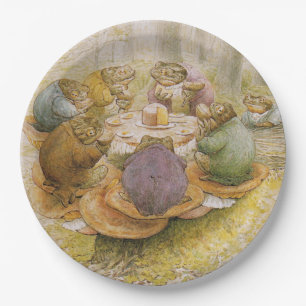 The Toads' Tea Party (by Beatrix Potter) Paper Plate
