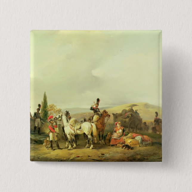 The Toast 15 Cm Square Badge (Front)