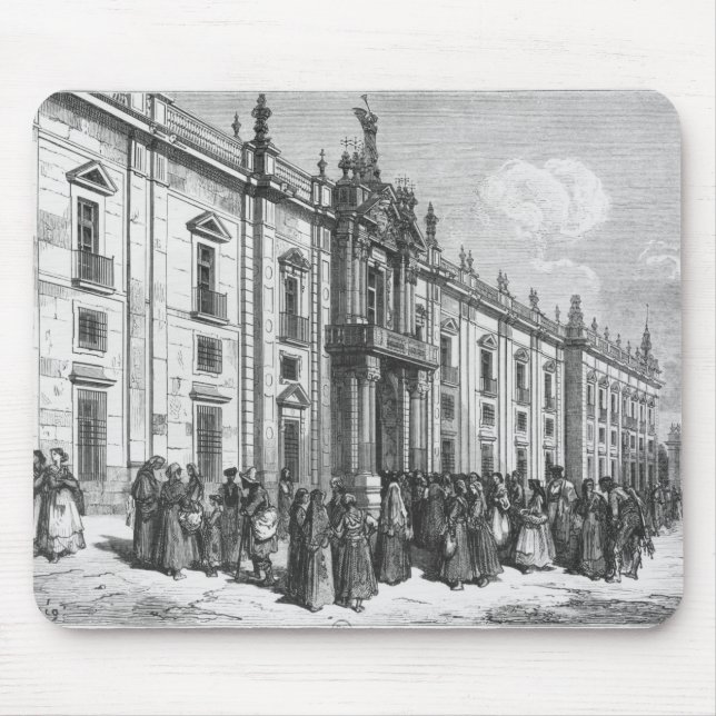 The tobacco factory at Seville Mouse Mat (Front)