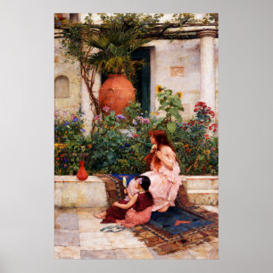 The Toilet by John William Waterhouse Poster