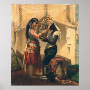 The Toilet of the Odalisque Poster