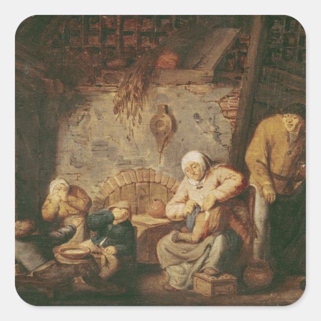 The Toilet Square Sticker (Front)