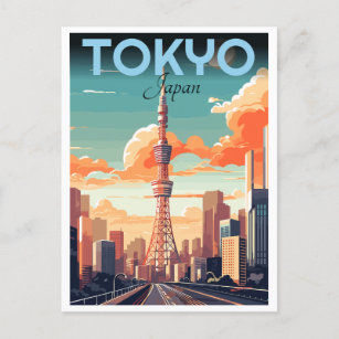 The Tokyo Tower Shiba-koen Minato district gifts Postcard