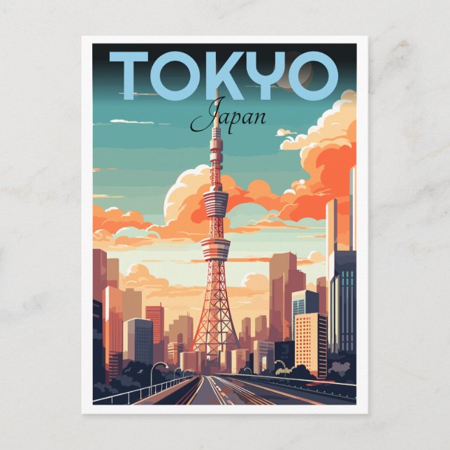The Tokyo Tower Shiba-koen Minato district gifts Postcard (Front)