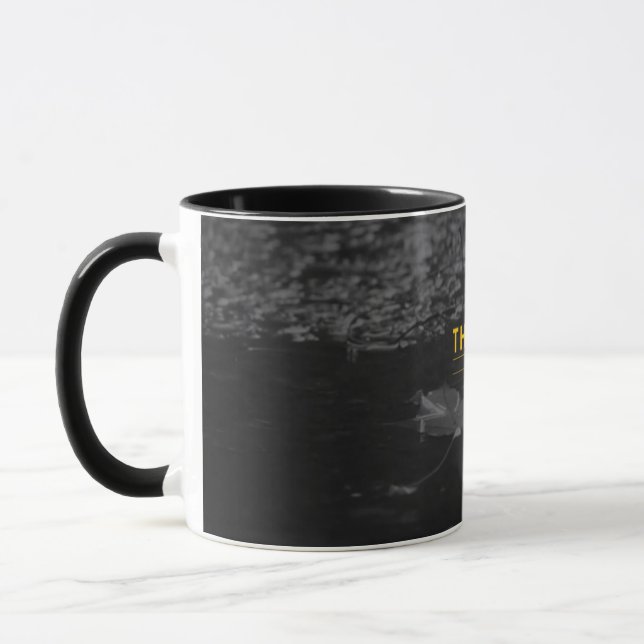 The Toll Podcast Coffee Mug - Dark (Left)