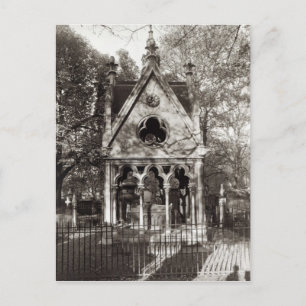 The Tomb of Abelard and Heloise, built in 1817 Postcard