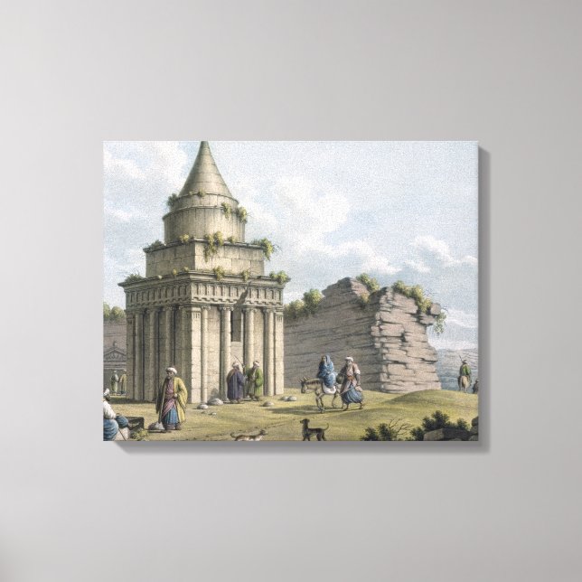 The Tomb of Absalom, Jerusalem, pub. by William Wa Canvas Print (Front)
