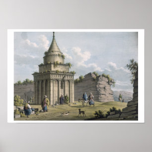 The Tomb of Absalom, Jerusalem, pub. by William Wa Poster