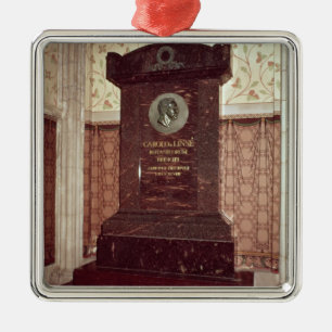 The tomb of Carl Linnaeus Metal Tree Decoration