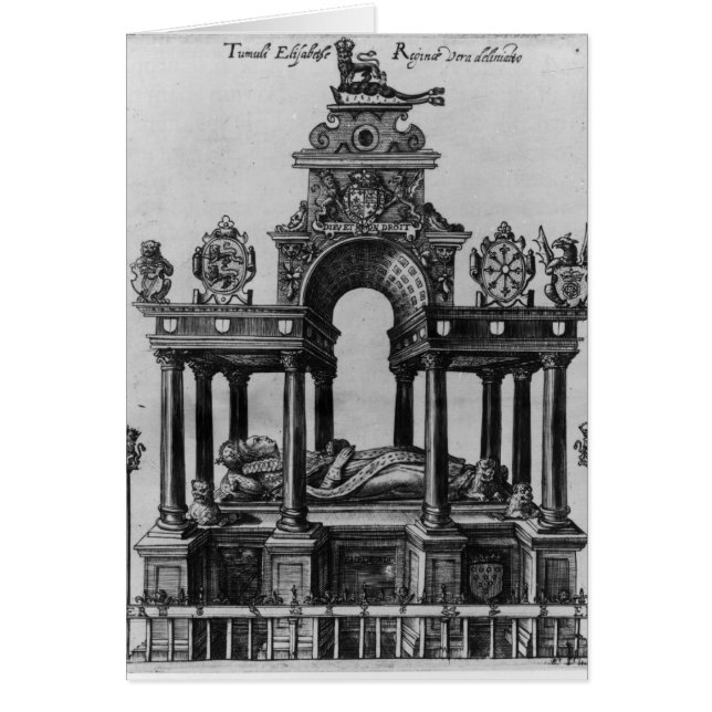 The Tomb of Elizabeth I, 1620 (Front)