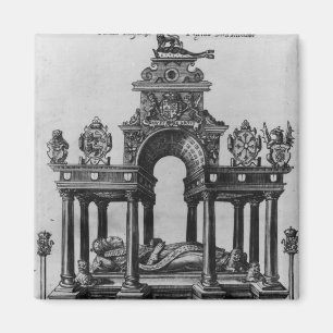 The Tomb of Elizabeth I, 1620 Magnet