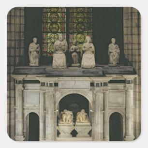 The Tomb of Francois I  and Claude of France Square Sticker
