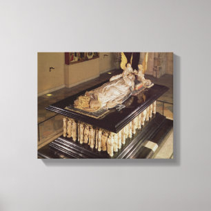 The tomb of Philip the Bold, Duke of Burgundy Canvas Print