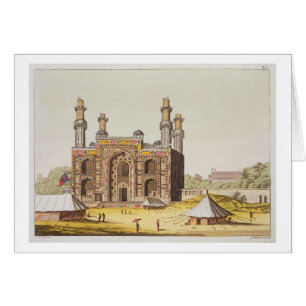 The Tomb of the Mughal emperor Akbar, from 'Le Cos