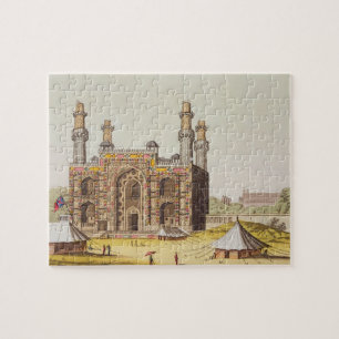 The Tomb of the Mughal emperor Akbar, from 'Le Cos Jigsaw Puzzle