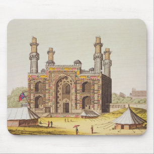 The Tomb of the Mughal emperor Akbar, from 'Le Cos Mouse Mat