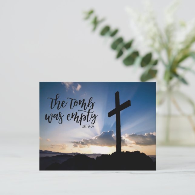 The Tomb Was Empty Postcard (Standing Front)