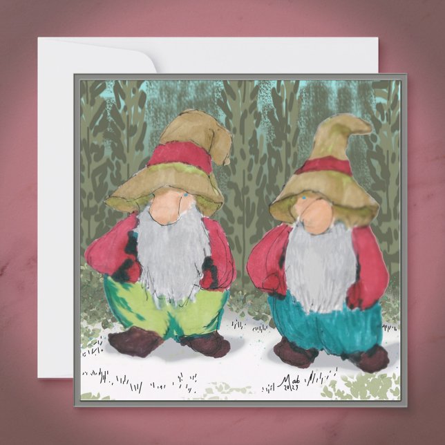 "The Tomten" Christmas  Holiday Card (Creator Uploaded)