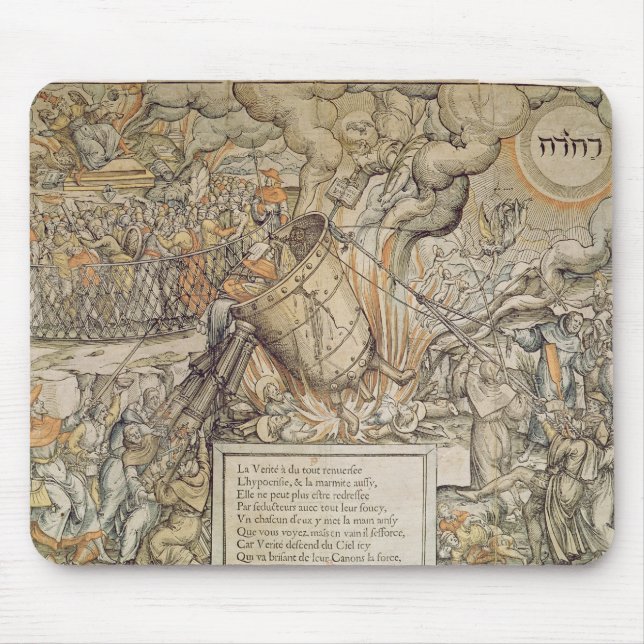 The Toppling Melting Pot Mouse Mat (Front)