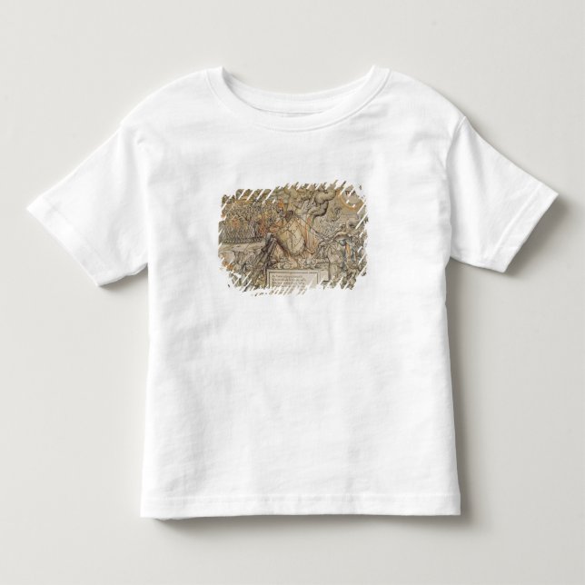 The Toppling Melting Pot Toddler T-Shirt (Front)