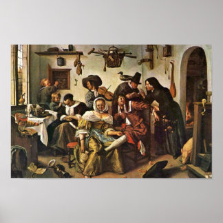 The Topsy-Turvy World By Steen Jan (Best Quality) Poster