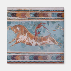 The Toreador Fresco, Knossos Palace, Crete Magnet