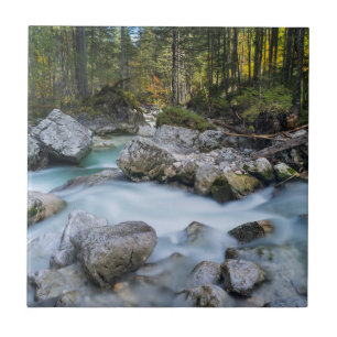 The torrent Ramsauer Ache Tile