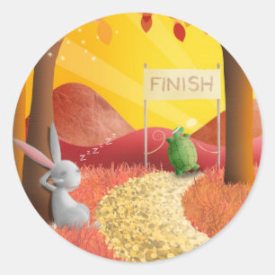The Tortoise and the Hare - stickers